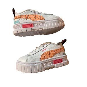 Puma Girls Mayze Nail Glam Sneaker 4C